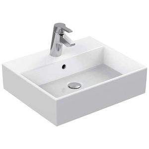 IDEAL STANDARD Strada Umyvadlo 50x42x15 cm, s přepadem, otvor pro baterii, bílá K077701 obraz