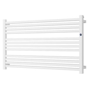 Instalprojekt Koupelnový radiátor STICK LEVEL bílá barva Barva Bílá, Doporučená topná tyč 400 W, Rozměr A 80 cm, Rozměr C 55.5 cm, Skutečný rozměr radiátoru 800 x 555 mm, Typ připojení Klasické (na rozteč) RADSTIL806035 obraz