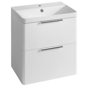 AQUALINE DENEB umyvadlová skříňka 50, 5x55x34, 5cm, bílá mat DN254 obraz