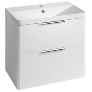 AQUALINE DENEB umyvadlová skříňka 60, 5x55x34, 5cm, bílá mat DN264 obraz