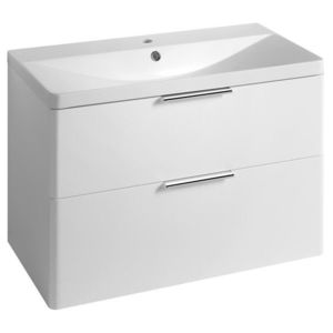 AQUALINE DENEB umyvadlová skříňka 80, 5x55x39, 4cm, bílá mat DN284 obraz