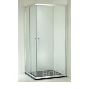 HOPA Set kout BARCELONA PLUS QUADRATO + vanička VENETS Barva rámu Chrom/Leštěný hliník (ALU), Rozměr A 90 cm, Rozměr B 90 cm, Směr zavírání Univerzální Levé / Pravé, Výplň Čiré bezpečnostní sklo 5 / 6 mm OLBBAR90CCVV obraz