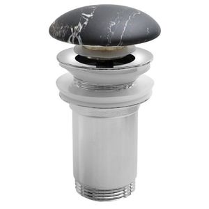SAPHO Umyvadlová výpust 5/4“, click-clack, keramická zátka, 10-50, carnico mramor AR900CM obraz