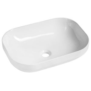 SAPHO EVORA keramické umyvadlo na desku 50, 5x37cm, bílá AR429 obraz