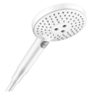 HANSGROHE Raindance Select S Sprchová hlavice, 3 proudy, EcoSmart, matná bílá 26515700 obraz