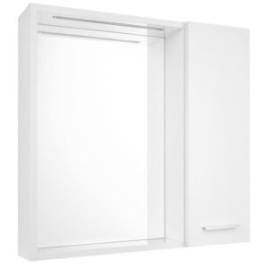 AQUALINE ZOJA/KERAMIA FRESH STRIP galerka s LED osvětlením, 60x60x14cm, pravá, bílá 45022S obraz