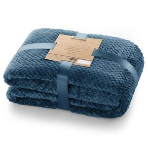Deka z mikrovlákna DecoKing Henry indigová, velikost 150x200 obraz
