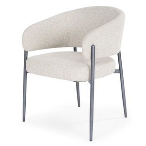 Hector Designové čalouněné jídelní křeslo Umbra béžové/šedé obraz