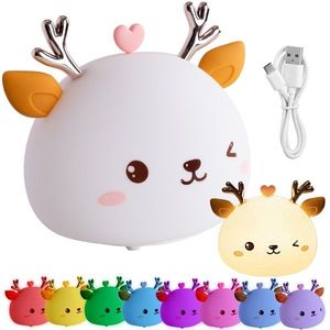 TZB Dětská stolní LED lampa Fawn bílá obraz