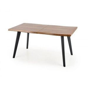 HALMAR Jídelní rozkládací stůl Dixie 150/210 cm dub přírodní/černý obraz