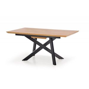 HALMAR Jídelní rozkládací stůl Talo 160/200 cm dub craft zlatý/černý obraz