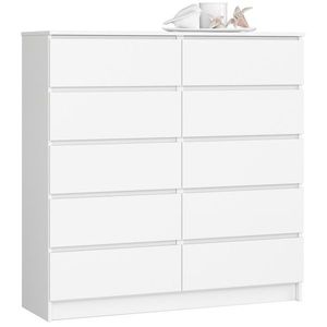 Ak furniture Komoda Kuba 120 cm bílá obraz