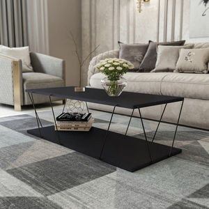Hanah Home Konferenční stolek Labranda 120 cm černý obraz