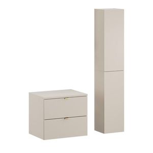 Comad Koupelnová sestava Dalia Cashmere s deskou a skříňkami 60 cm kašmírová obraz