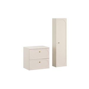 Comad Koupelnová sestava s deskou a skříňkami Donna 60 cm písková obraz