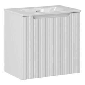 Comad Koupelnová skříňka Nova White I Sky se zápustným umyvadlem 60 cm bílá obraz