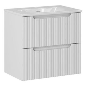 Comad Koupelnová skříňka Nova White II Sky se zápustným umyvadlem 60 cm bílá obraz