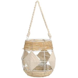 DekorStyle Lucerna BOHO 23 cm hnědá obraz