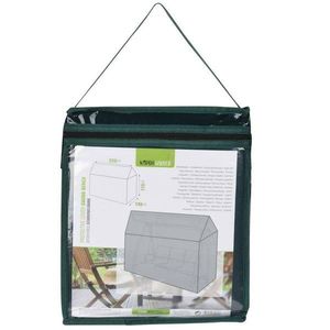 DekorStyle Ochranný obal na zahradní houpačku ZAV 225x145x175 cm černý/zelený obraz