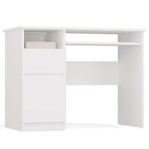 TP Living Psací stůl Porto 98 cm levý bílý obraz
