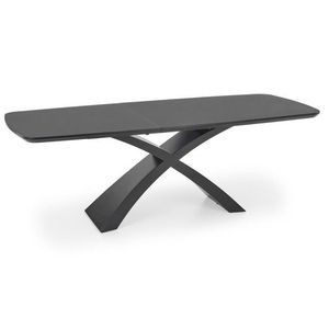 HALMAR Rozkládací jídelní stůl Silvestro 180/220 cm šedý/černý obraz