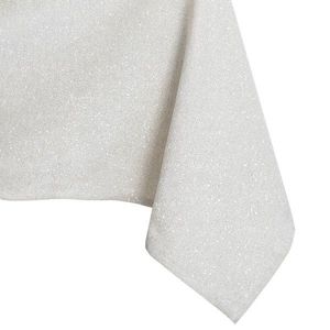 Sada ubrusu a běhounu na stůl DecoKing Sparkle krémová, velikost 115x180+35x180 obraz