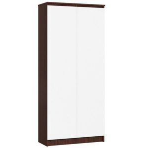 Ak furniture Skříň Rexa III 80 cm wenge/bílá obraz