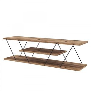 Hanah Home TV stolek Canaz 120 cm ořech obraz