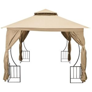 MultiGarden Zahradní altán lux EMMA 3x3 m béžový obraz