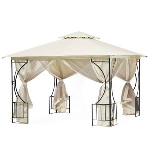 MultiGarden Zahradní pavilon BETH s moskytiérou 3x4 m béžový obraz