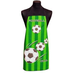 Zástěra a chňapka, Fotbal zelená zástěra obraz