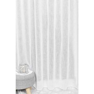 Záclona markizeta plain, Reindrop s olůvkem metráž, bílá 140 cm obraz