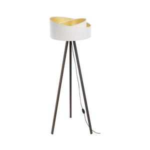 Stojací lampa GALAXY 1xE27/60W/230V bílá/hnědá obraz
