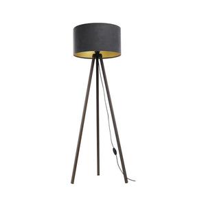 Stojací lampa STANDART 1xE27/60W/230V šedá/hnědá obraz