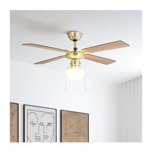 Eglo Eglo 35123 - Stropní látor FORTALEZA 1xE27/60W/230V zlatá obraz