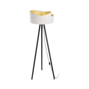 Stojací lampa GALAXY 1xE27/60W/230V bílá/wenge obraz