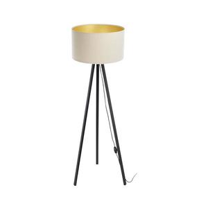 Stojací lampa STANDART 1xE27/60W/230V krémová/wenge obraz