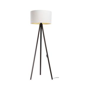Stojací lampa STANDART 1xE27/60W/230V bílá/wenge obraz