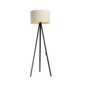 Stojací lampa STANDART 1xE27/60W/230V krémová/wenge obraz