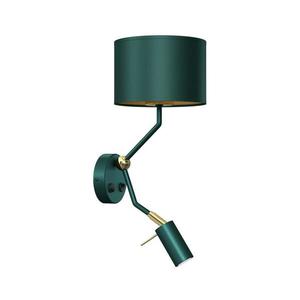 Flexibilní svítidlo VERDE 1xE27/60W/230V + 1xGU10-MR11/7W zelená obraz