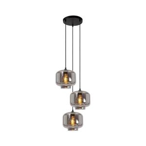 Lucide Lucide 46413/13/65 - Lustr na lanku MEDINE 3xE27/40W/230V kouřová obraz