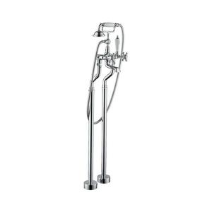 BATH DELUXE BATH DELUXE 28-108-01-60-00 - Volně stojící vanová sada s baterií 106, 3 cm chrom obraz