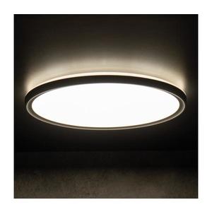 31501- LED Koup. str. svítidlo AZPO LED/11, 8W/230V pr. 22, 5 cm IP54 černá obraz