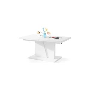 Mazzoni Rozkládací konferenční/jídelní stůl se zvedací deskou bílá obraz