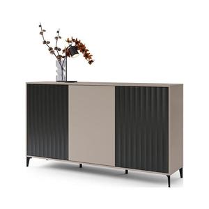 Mazzoni Komoda RONJA taupe/černá obraz