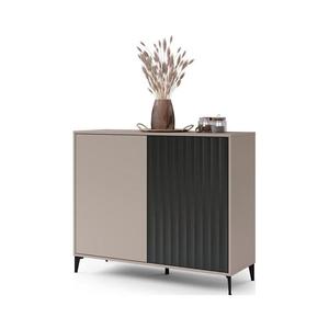Mazzoni Komoda RONJA taupe/černá obraz