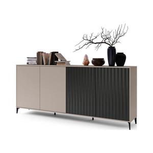 Mazzoni Komoda RONJA taupe/černá obraz