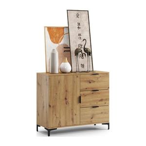 Mazzoni Komoda se zásuvkami LORA dub artisan obraz
