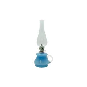 Floriánova huť Petrolejová lampa TEREZA 34 cm světle modrá obraz