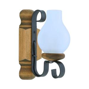 Exodus Lighting Srl Nástěnné svítidlo RUSTIC 1xE14/40W/230V buk - FSC certifikováno obraz